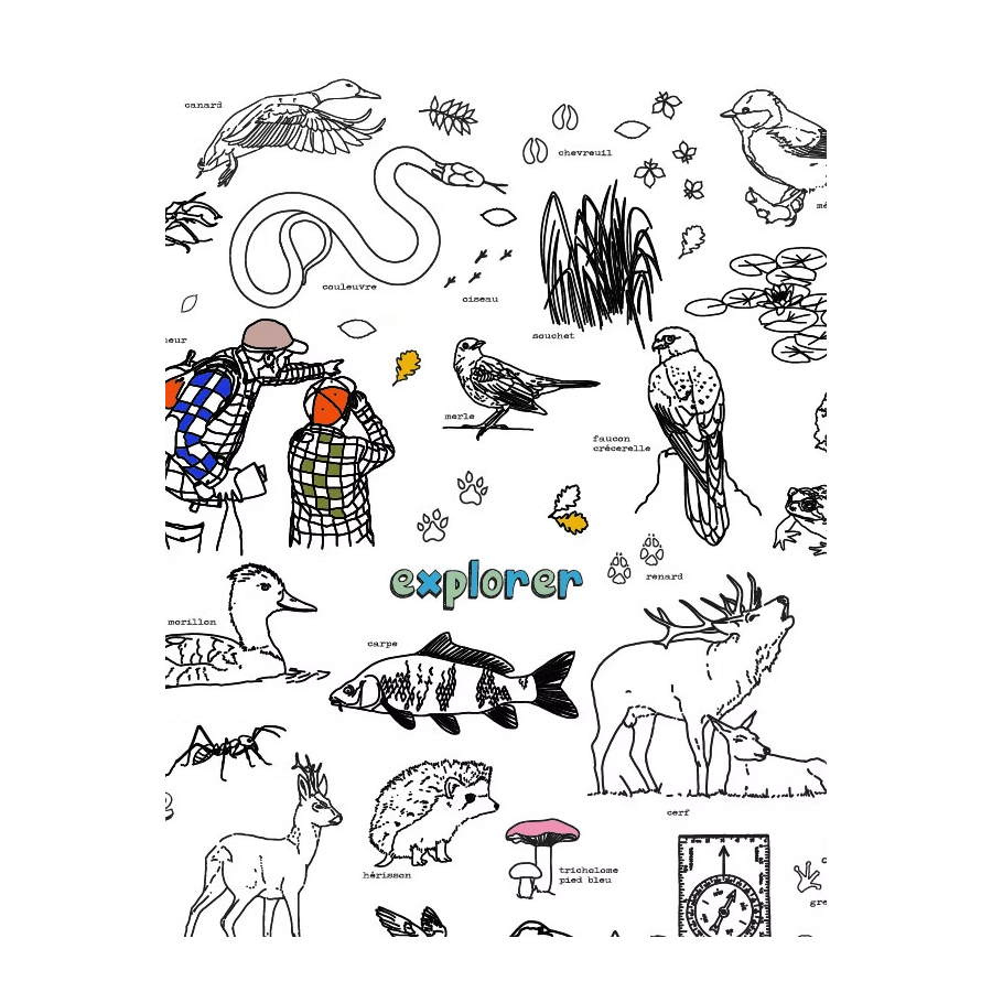 "coloriage xxl ""nature""              "